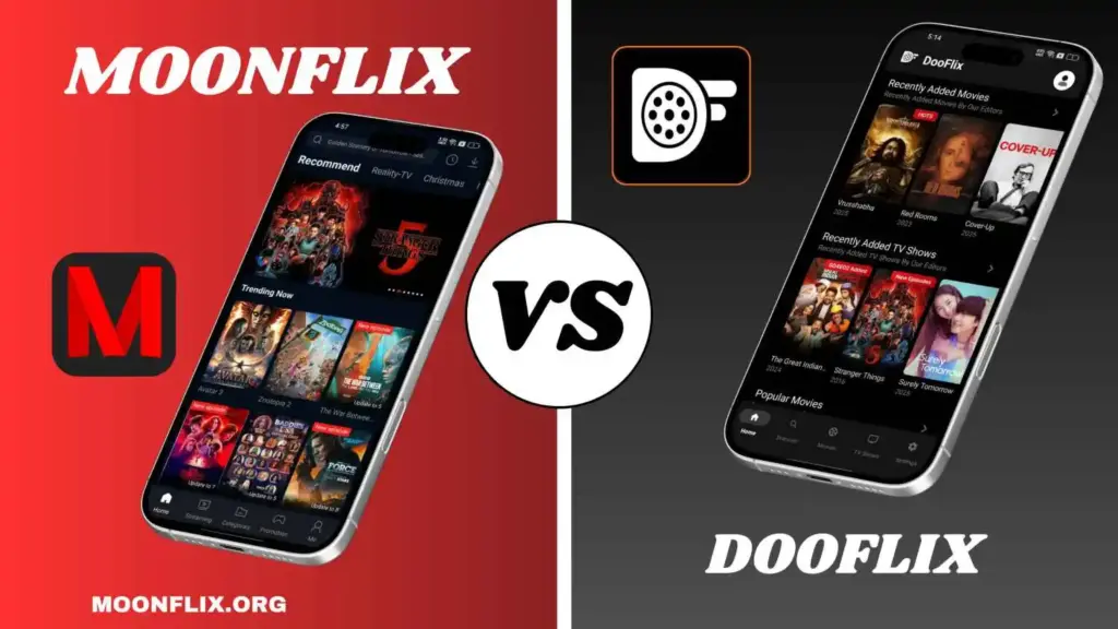 MoonFlix APK Vs Dooflix