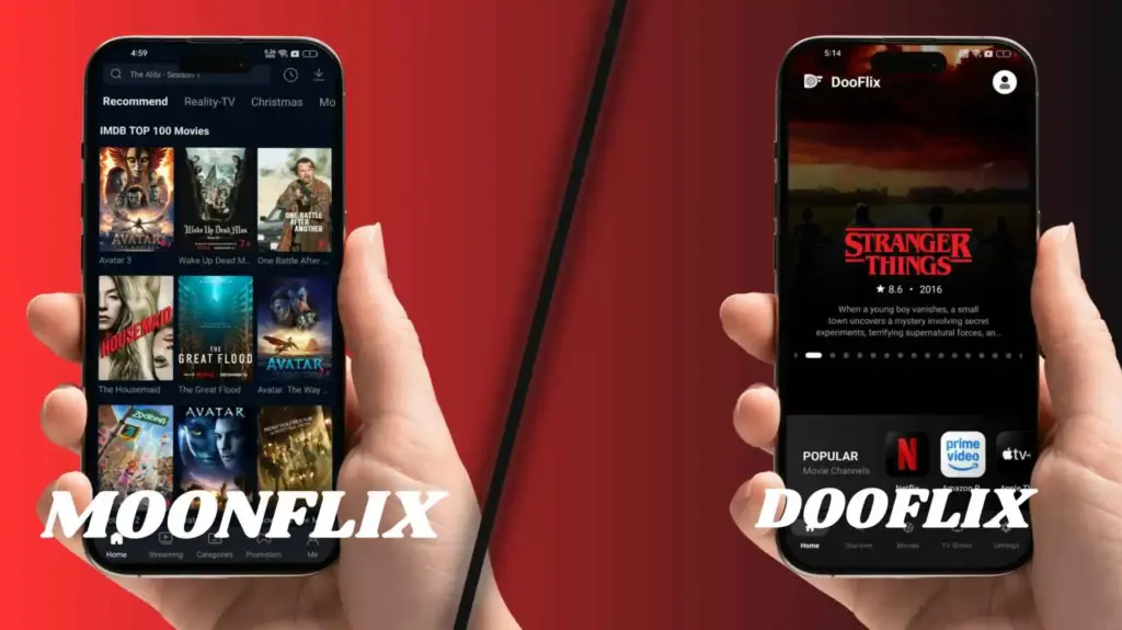 Moonflix Vs DooFlix Comparison